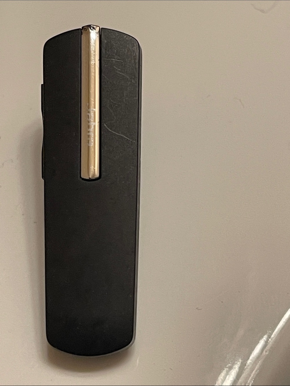 Black Jabra Bluetooth Headset (1) for either ear with silver Accent